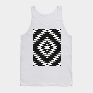 Urban Tribal Pattern No.14 - Aztec - Black Concrete Tank Top